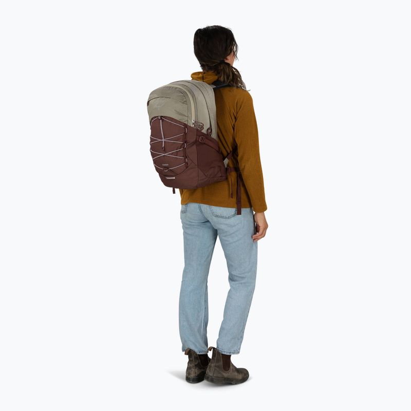 Batoh  Osprey Quasar 26 l sawdust tan/raisin red 7