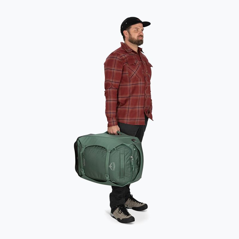 Cestovní kufr Osprey Shuttle 45 l koseret green 6