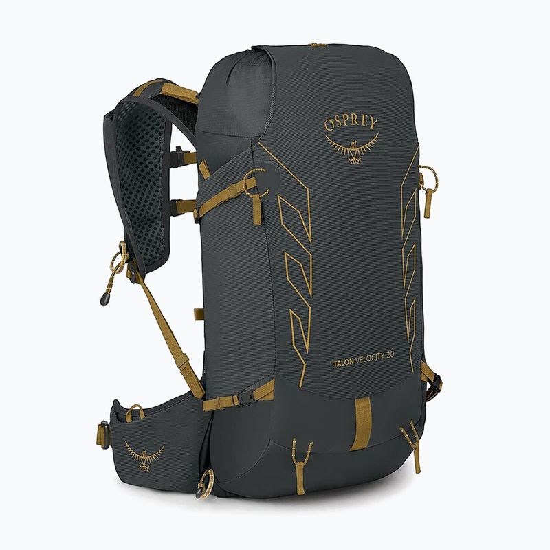 Pánský turistický batoh Osprey Talon Velocity 20 l dark charcoal/tumbleweed yellow 2