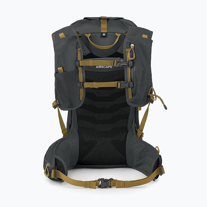 Pánský turistický batoh Osprey Talon Velocity 20 l dark charcoal/tumbleweed yellow 3