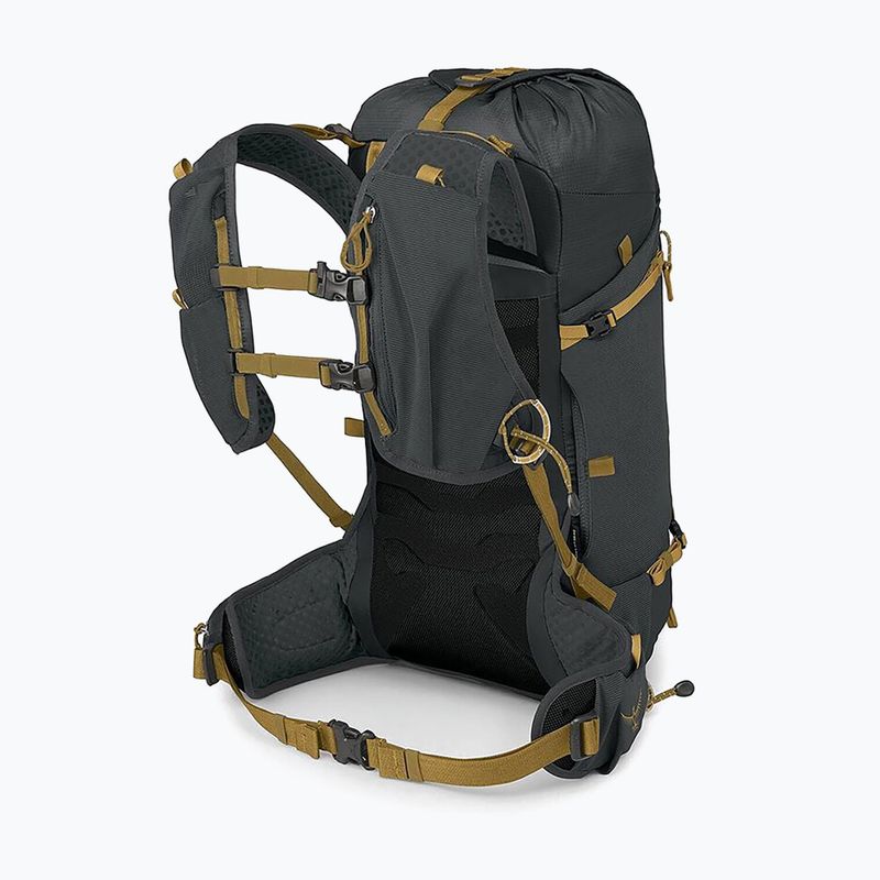 Pánský turistický batoh Osprey Talon Velocity 20 l dark charcoal/tumbleweed yellow 4
