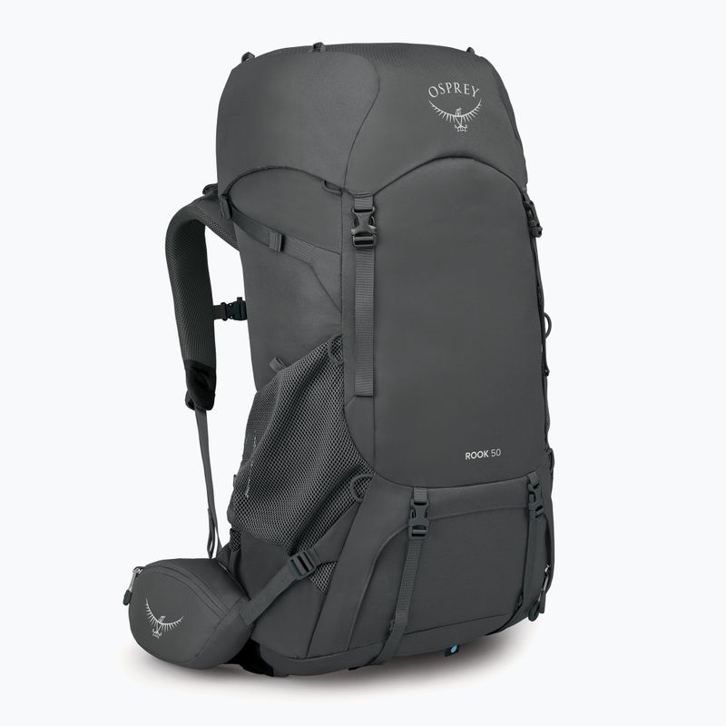 Pánský trekingový batoh Osprey Rook 50 l dark charcoal / silver lining 2