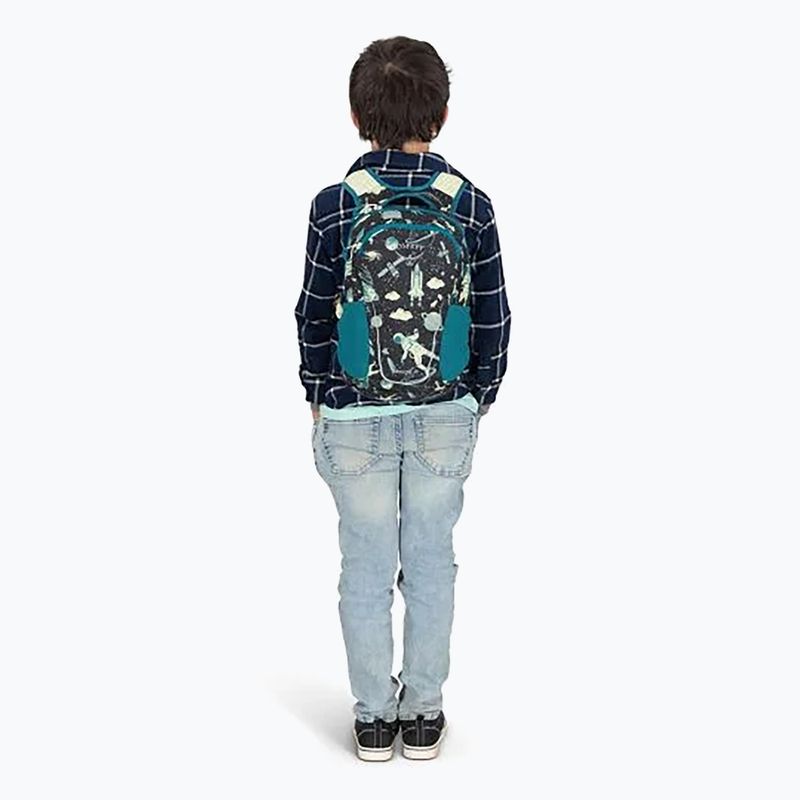 Dětský batoh Osprey Daylite Youth Pack 9 l space travel print/antique blue 8