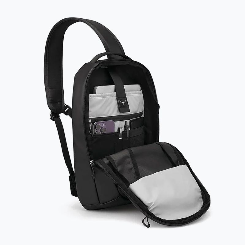 Městský batoh na jedno rameno Osprey Transporter Sling raven black 4