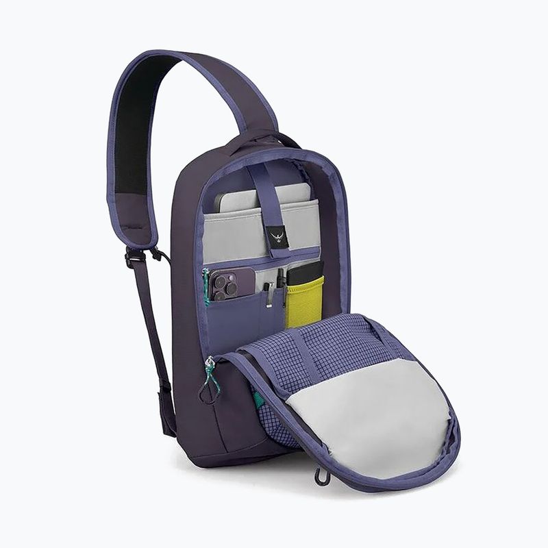 Městský batoh na jedno rameno Osprey Transporter Sling euphoria purple 4