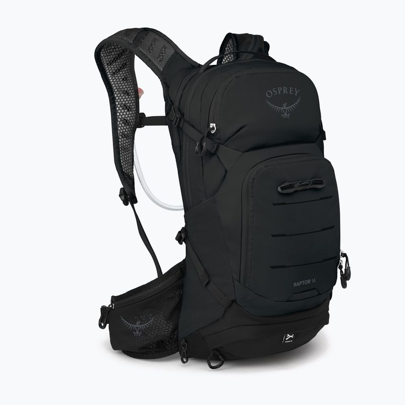 Cyklistický batoh Osprey Raptor 14 + bukłak 2.5 l black 2