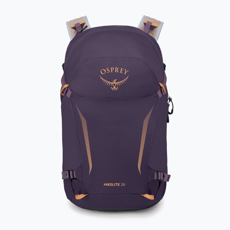 Turistický batoh Osprey Hikelite 26 l purple ink/ purple dusk/ cheddar orange