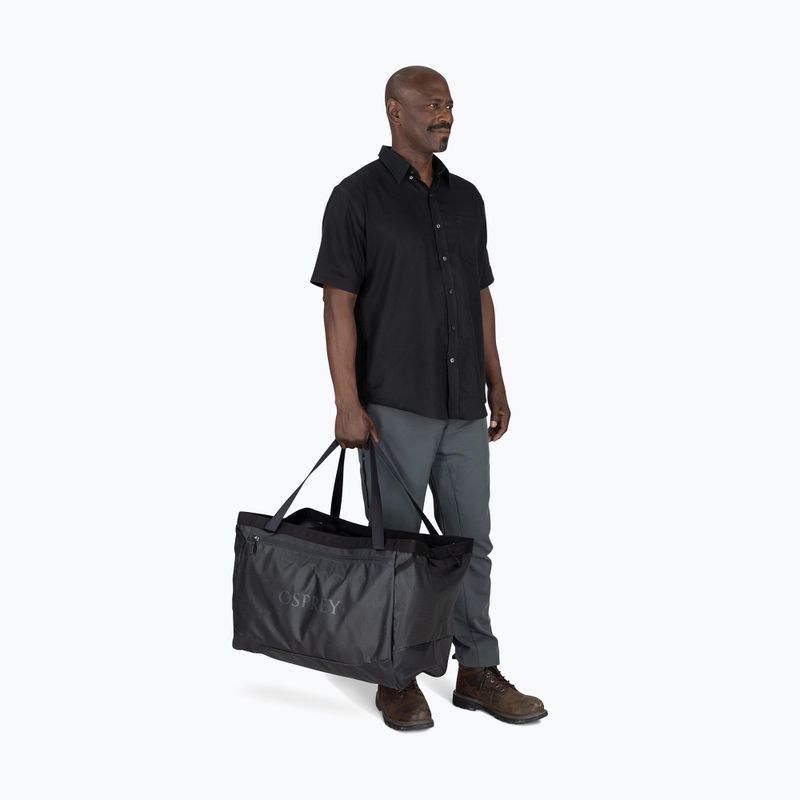 Cestovní taška Osprey Transporter Gear Tote 60 l raven black/black 4
