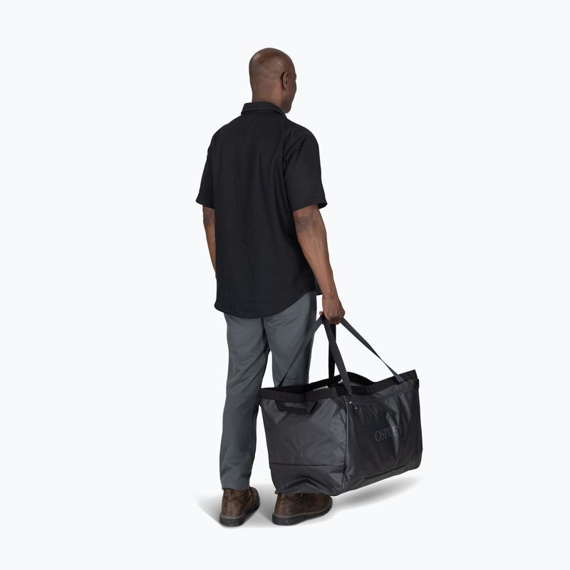 Cestovní taška Osprey Transporter Gear Tote 60 l raven black/black 5