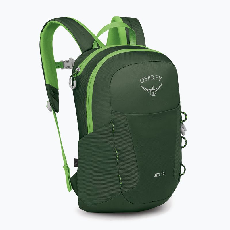 Dětský turistický batoh Osprey Jet 12 l green canopy/limeline green 2