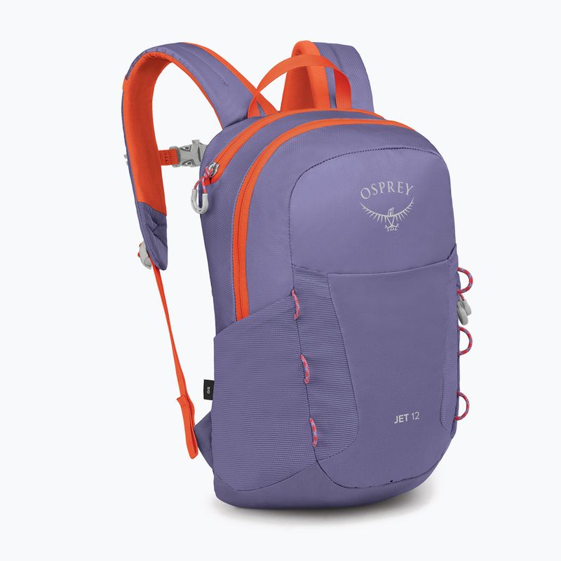 Dětský turistický batoh Osprey Jet 12 l euphoria purple/mars orange 2