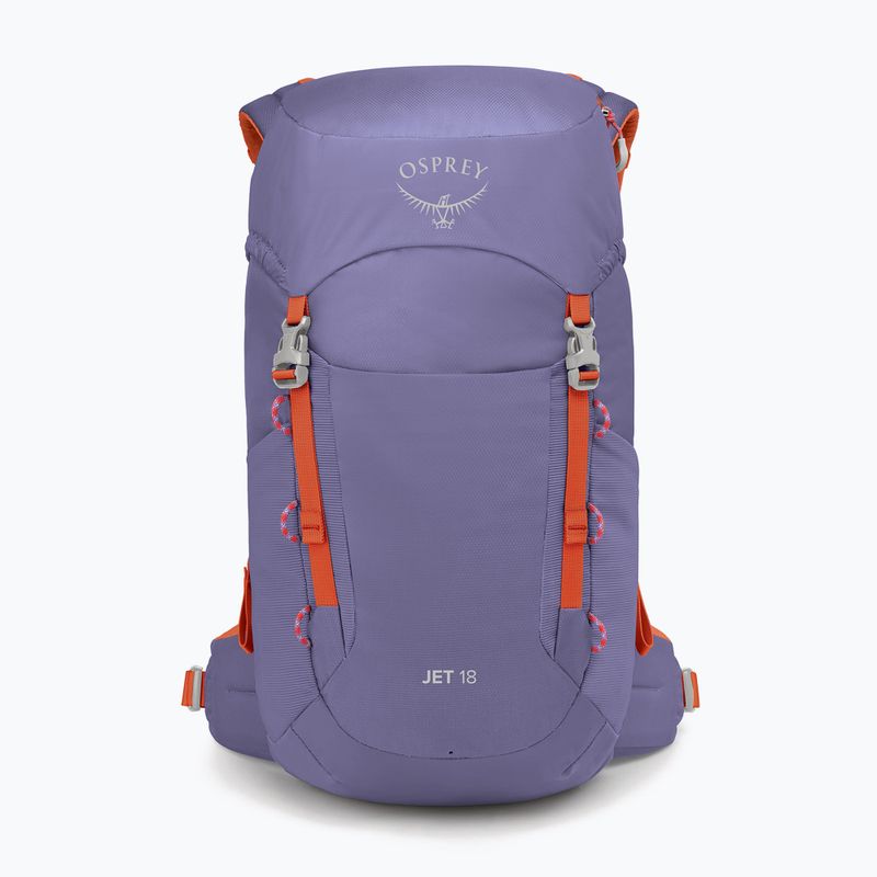 Dětský turistický batoh Osprey Jet 18 l euphoria purple/ mars orange