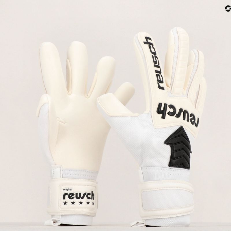 Reusch Legacy Arrow Silver brankářské rukavice bílé 5370204-1100 10