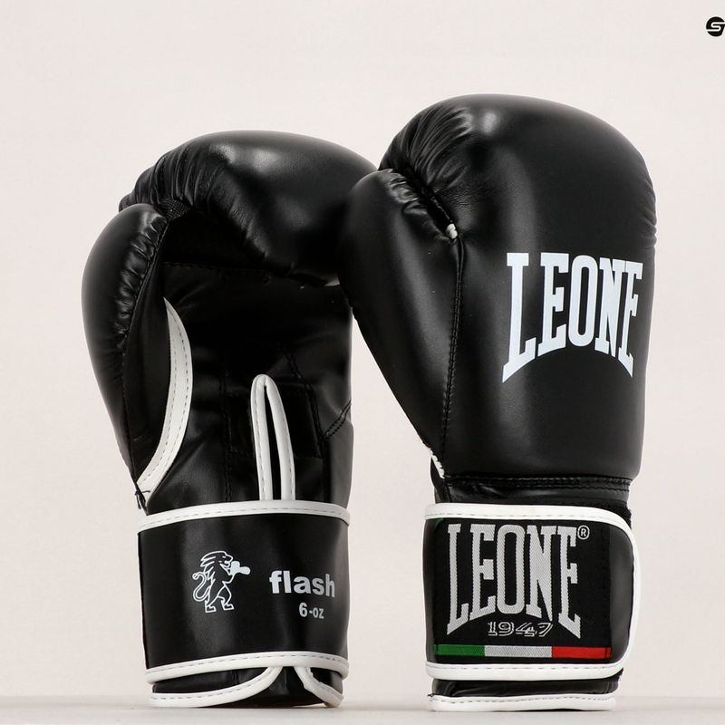 Dětské boxerské rukavice LEONE 1947 Flash černé 14