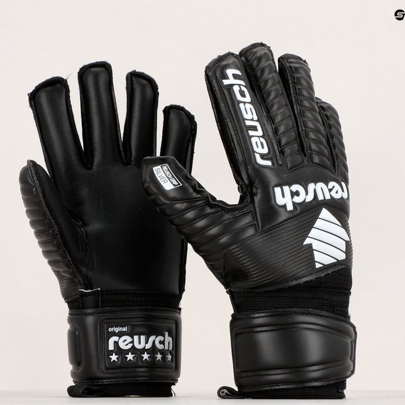 Reusch Legacy Arrow Silver Junior dětské brankářské rukavice černé 5372204-7700 10