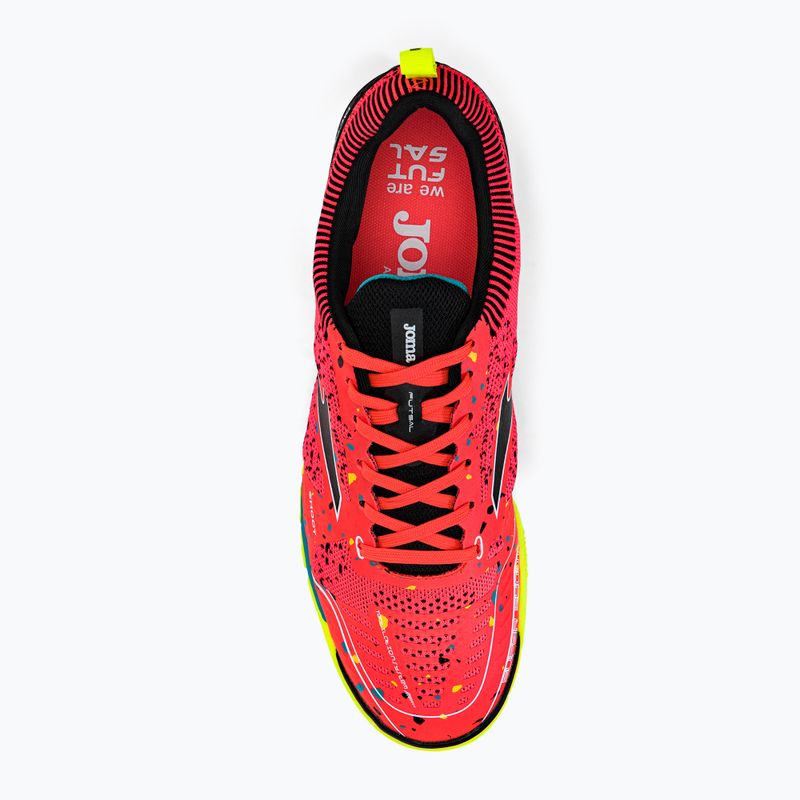 Joma Tactico IN pánské kopačky coral/turquoise 6
