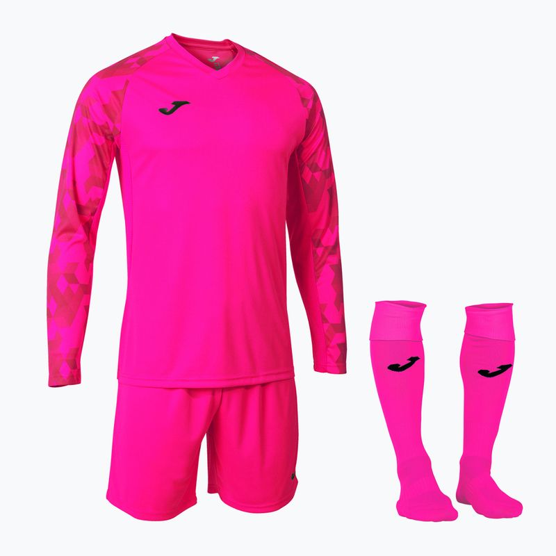 Joma Zamora VII brankářská souprava dres + šortky + legíny růžová 102789