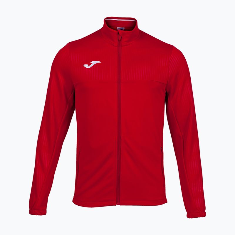 Tenisová mikina Joma Montreal Full Zip červená 102744.600