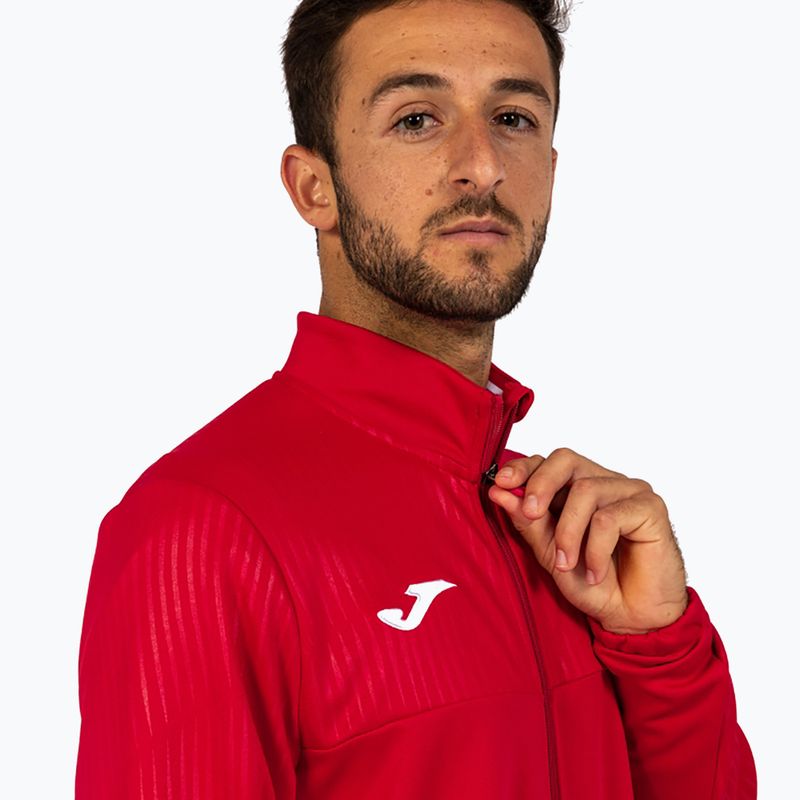 Tenisová mikina Joma Montreal Full Zip červená 102744.600 5