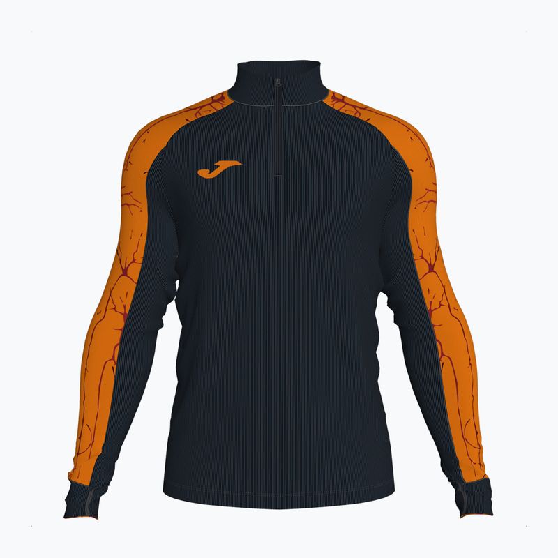 Pánská běžecká mikina Joma Elite IX černo-oranžová 102756.108