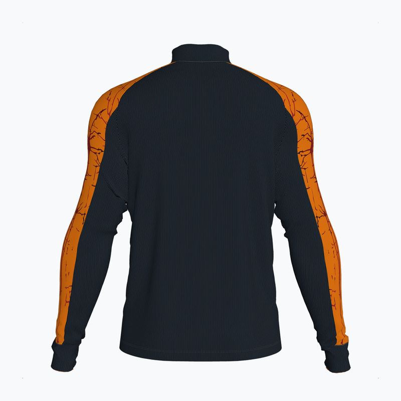 Pánská běžecká mikina Joma Elite IX černo-oranžová 102756.108 2