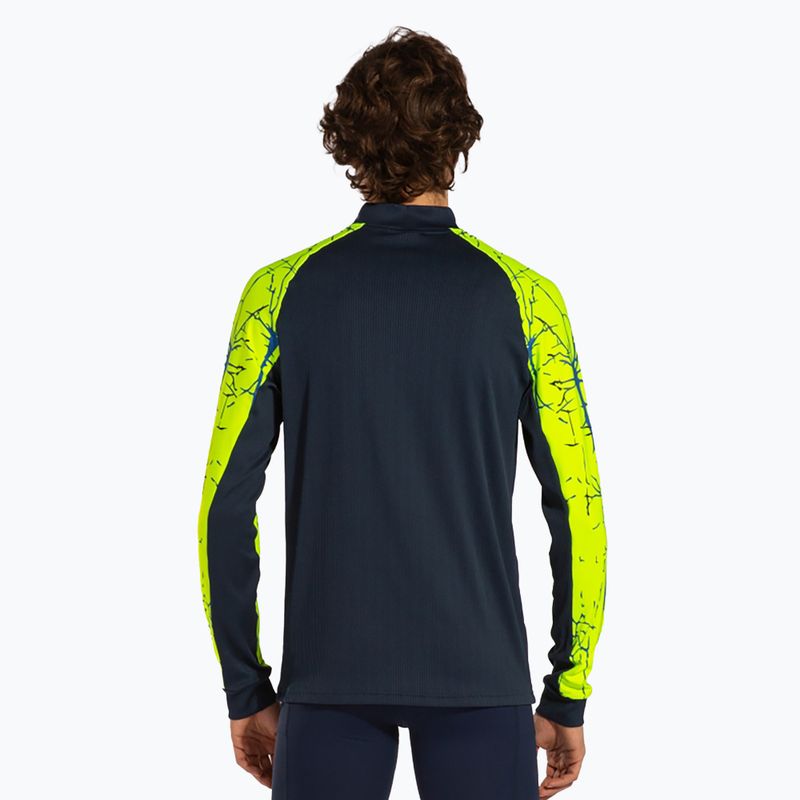 Pánská běžecká mikina Joma Elite IX fluor yellow 3