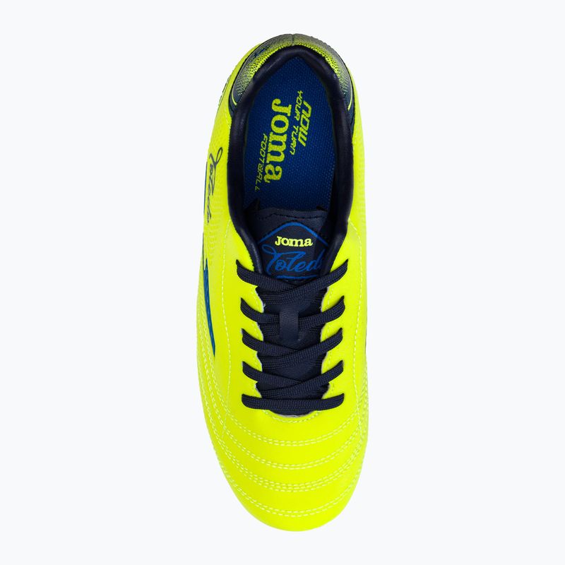 Dětské kopačky Joma Toledo HG lemon fluor 6