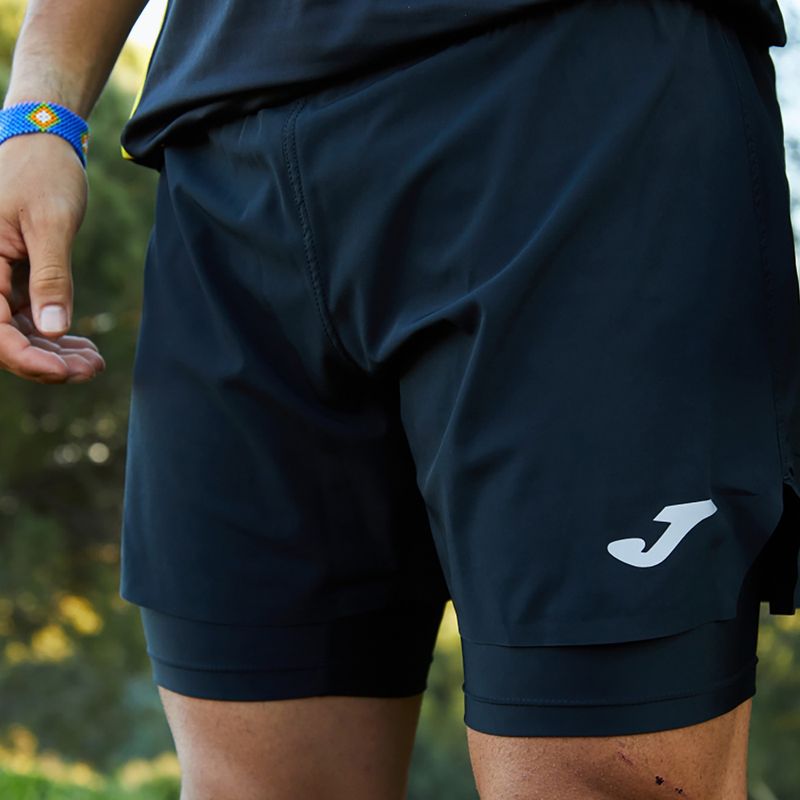 Pánské běžecké šortky Joma Explorer black 4