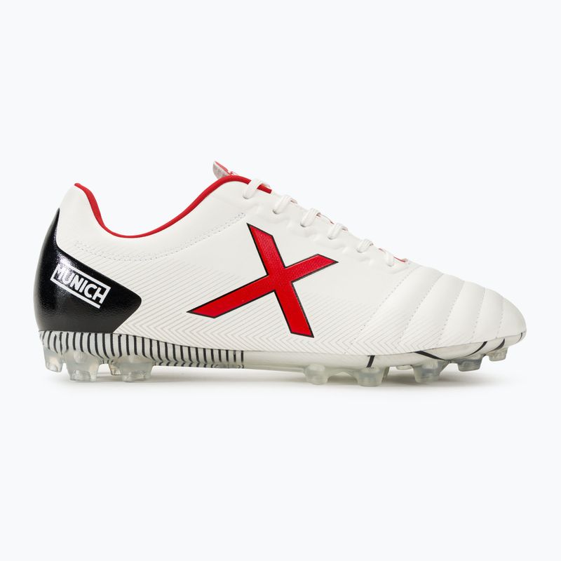 Kopačky MUNICH Arenga FG blanco/rojo 2