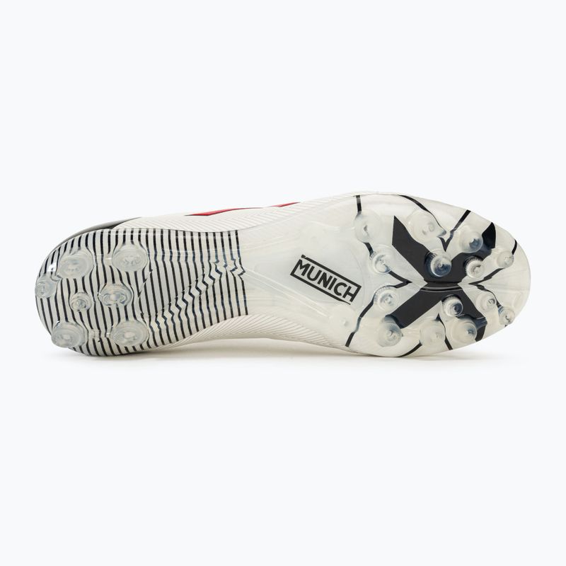 Kopačky MUNICH Arenga FG blanco/rojo 4