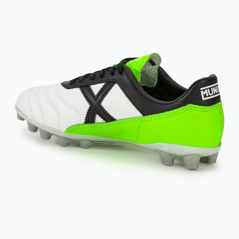 MUNICH Mundial 2.0 AG blanco/verde kopačky 3