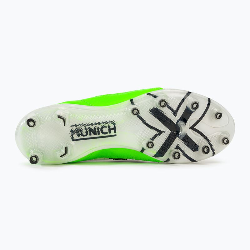 MUNICH Mundial 2.0 FG blanco/verde fotbalové boty 4
