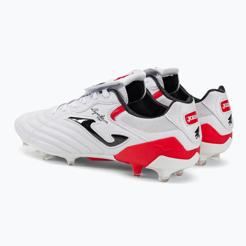Joma Aguila Cup FG pánské kopačky bílá/červená 3