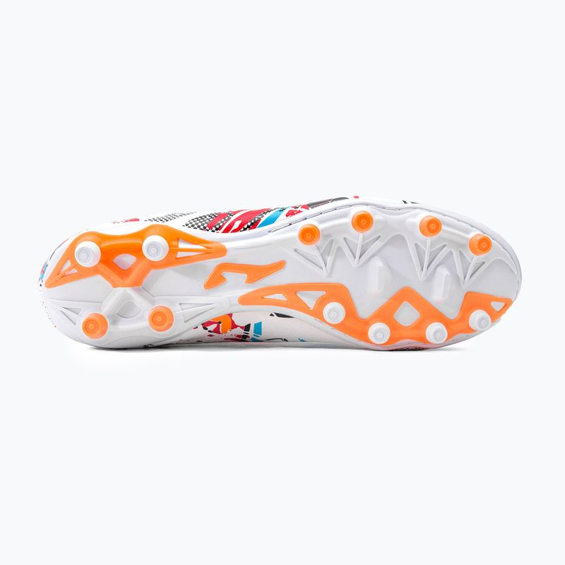 Joma Evolution FG pánské fotbalové boty white/black/orange 5