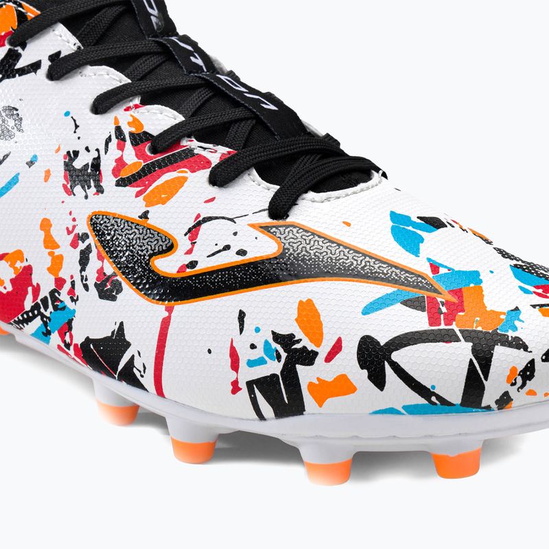 Joma Evolution FG pánské fotbalové boty white/black/orange 7