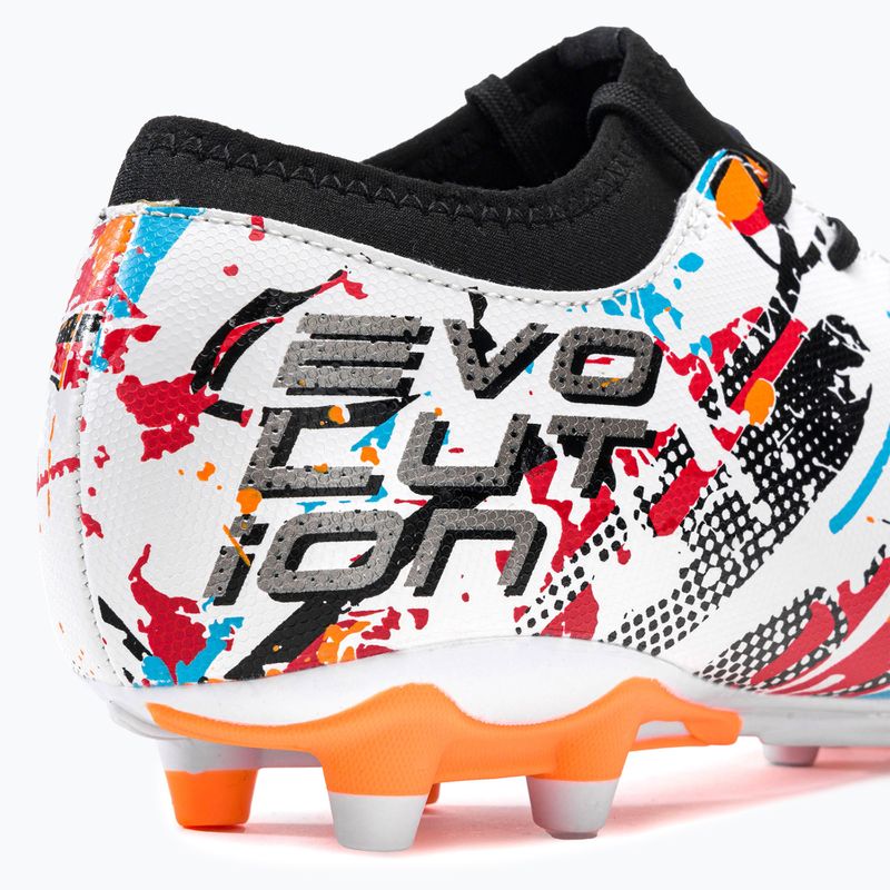 Joma Evolution FG pánské fotbalové boty white/black/orange 8