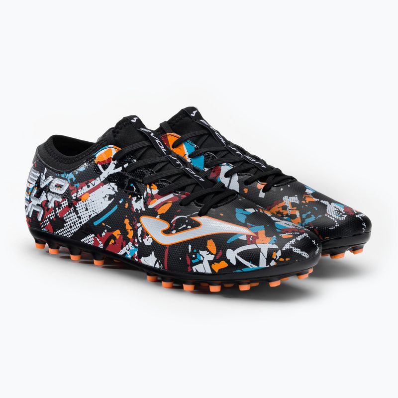 Pánské kopačky Joma Evolution AG černá/bílá/červená 4