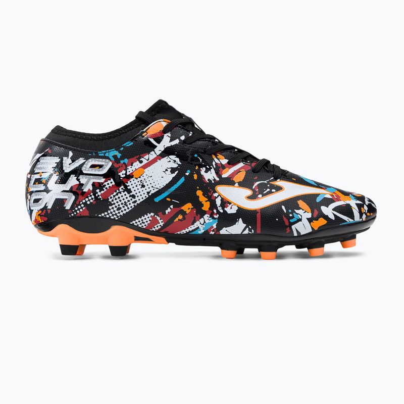 Joma Evolution FG pánské kopačky černá/bílá/červená 2