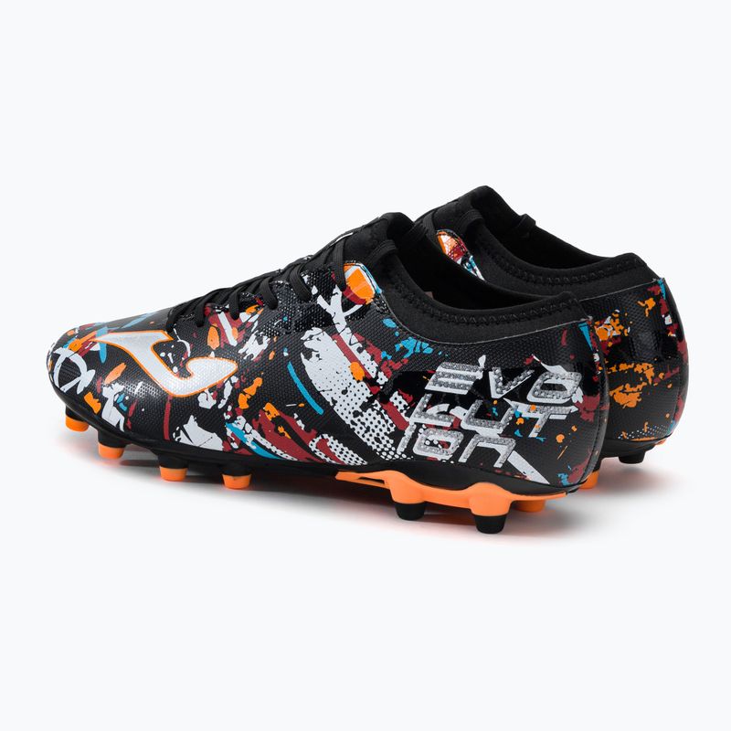 Joma Evolution FG pánské kopačky černá/bílá/červená 3