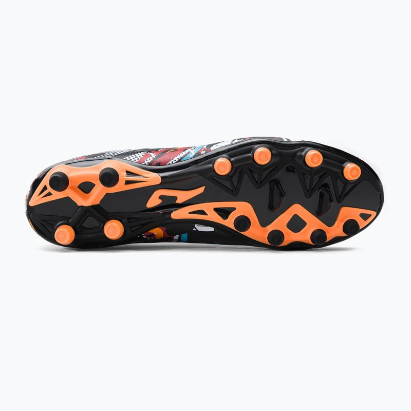 Joma Evolution FG pánské kopačky černá/bílá/červená 5