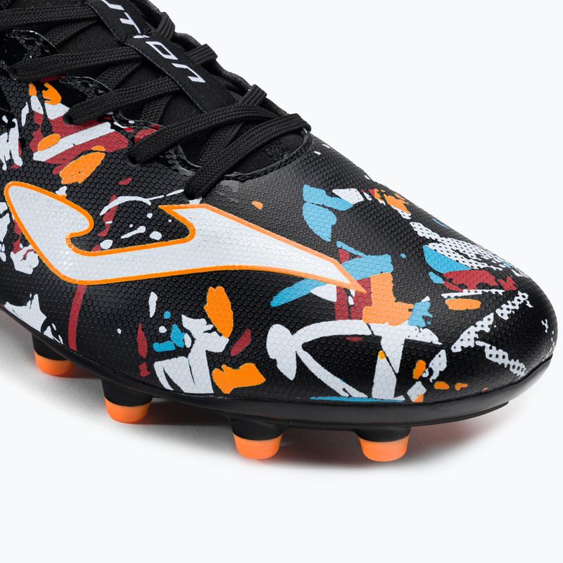 Joma Evolution FG pánské kopačky černá/bílá/červená 7