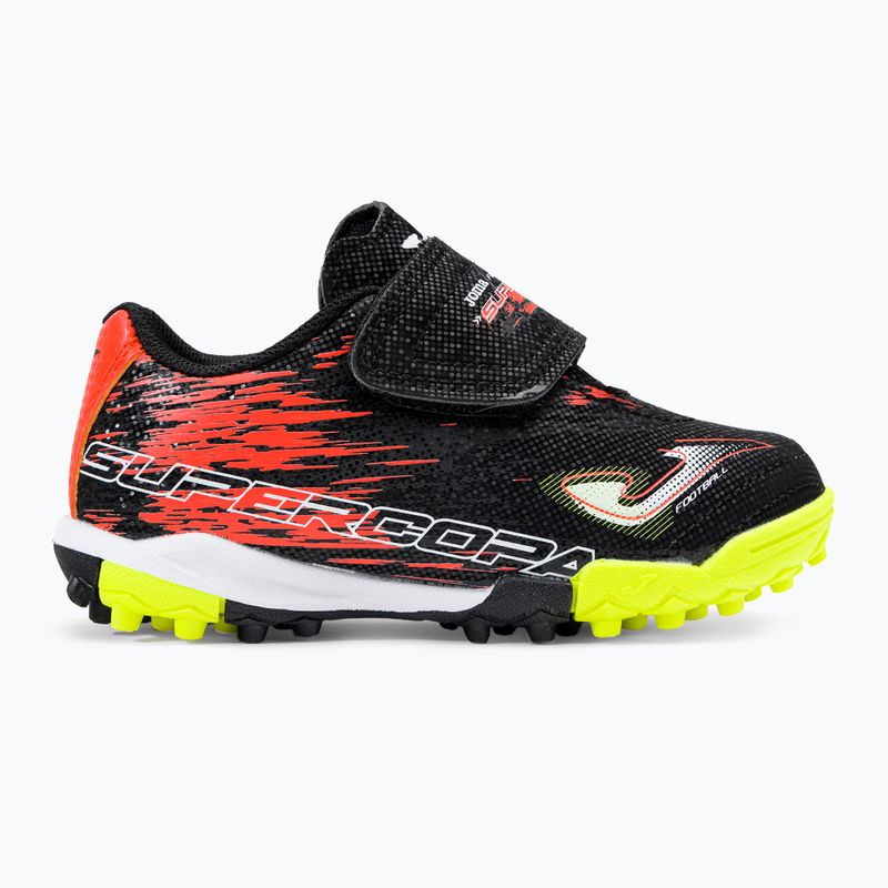 Dětské kopačky Joma Super Copa TF černé/oranžové 2