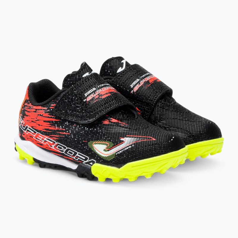 Dětské kopačky Joma Super Copa TF černé/oranžové 4