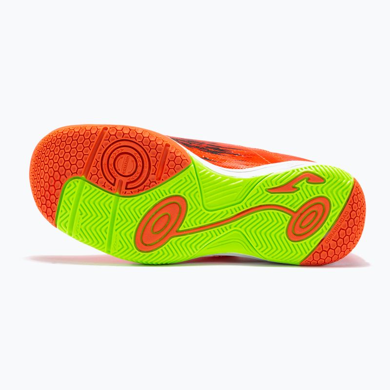 Dětské kopačky Joma Super Copa IN coral/green fluor 14