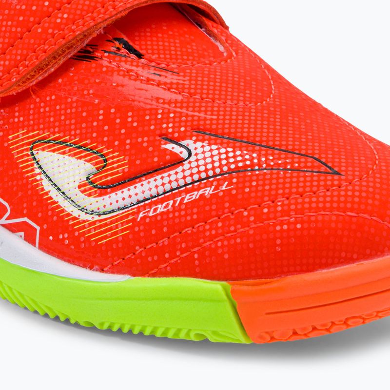Dětské kopačky Joma Super Copa IN coral/green fluor 7