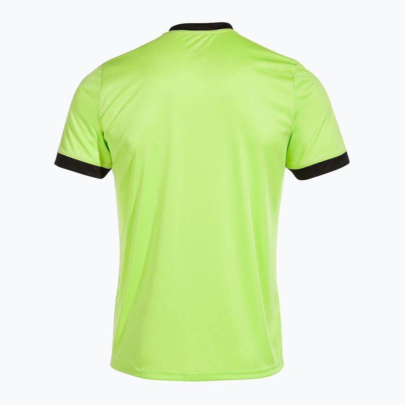 Pánské fotbalové tričko  Joma Court lime/black 6