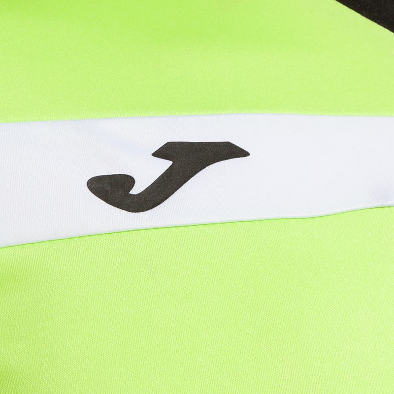 Pánské fotbalové tričko  Joma Court lime/black 7