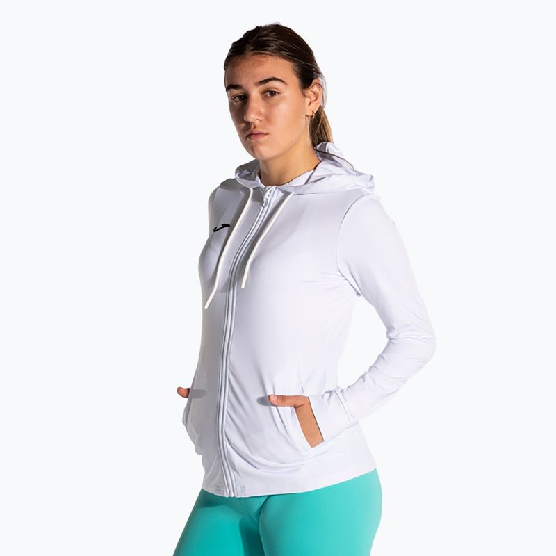 Dámská tenisová mikina Joma Sculpture II Zip-Up Hoodie white 4