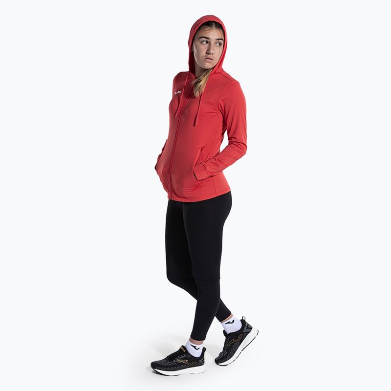 Dámská tenisová mikina Joma Sculpture II Zip-Up Hoodie red 3