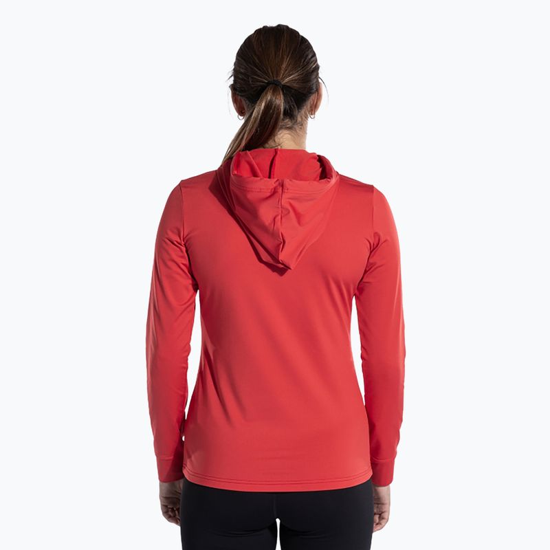 Dámská tenisová mikina Joma Sculpture II Zip-Up Hoodie red 4